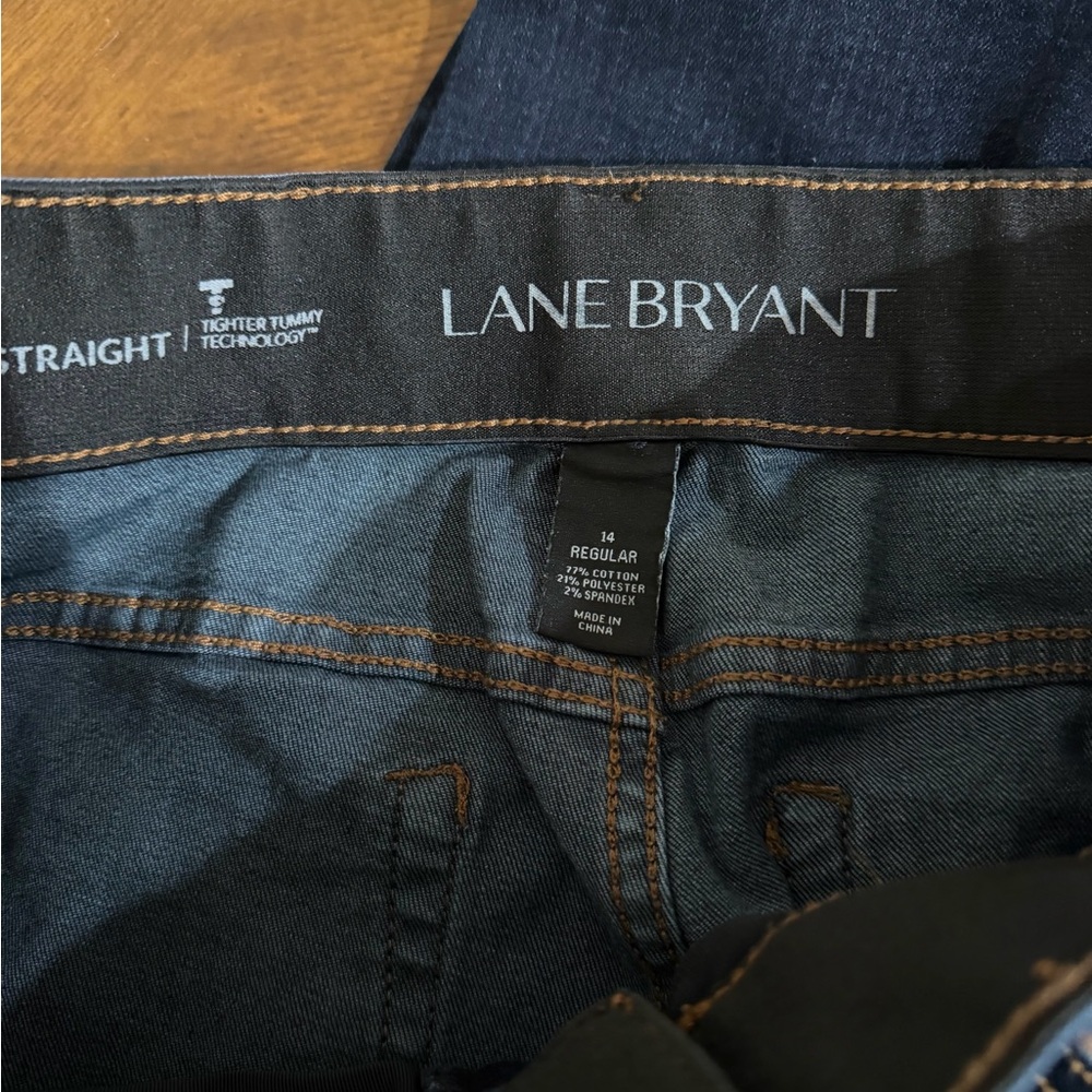 Lane Bryant Indigo Straight Leg Jeans - Picture 5 of 5